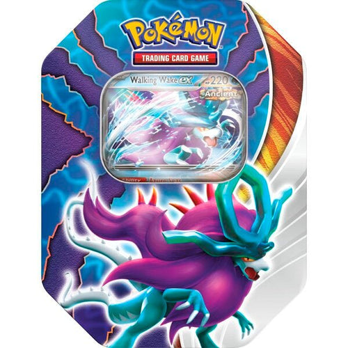 Pokémon TCG – Paradox Clash Ex Tin – Walking Wake ex - TcgCollectorStop